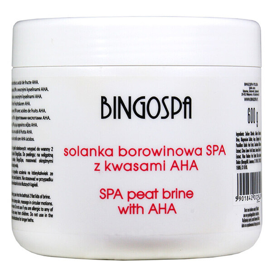 Bingospa, saumure de boue SPA aux acides AHA, 600 g