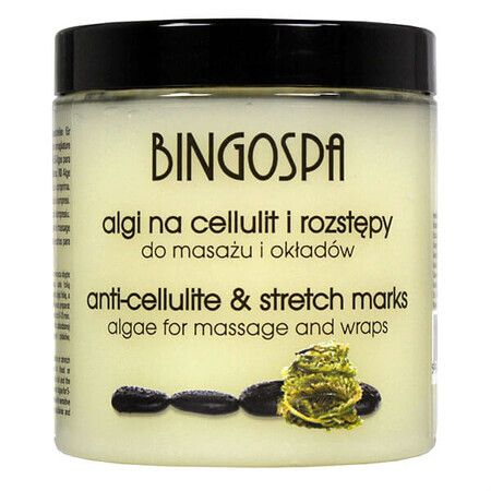 Bingospa, algues contre la cellulite et les vergetures pour massage et compresses, 250 g