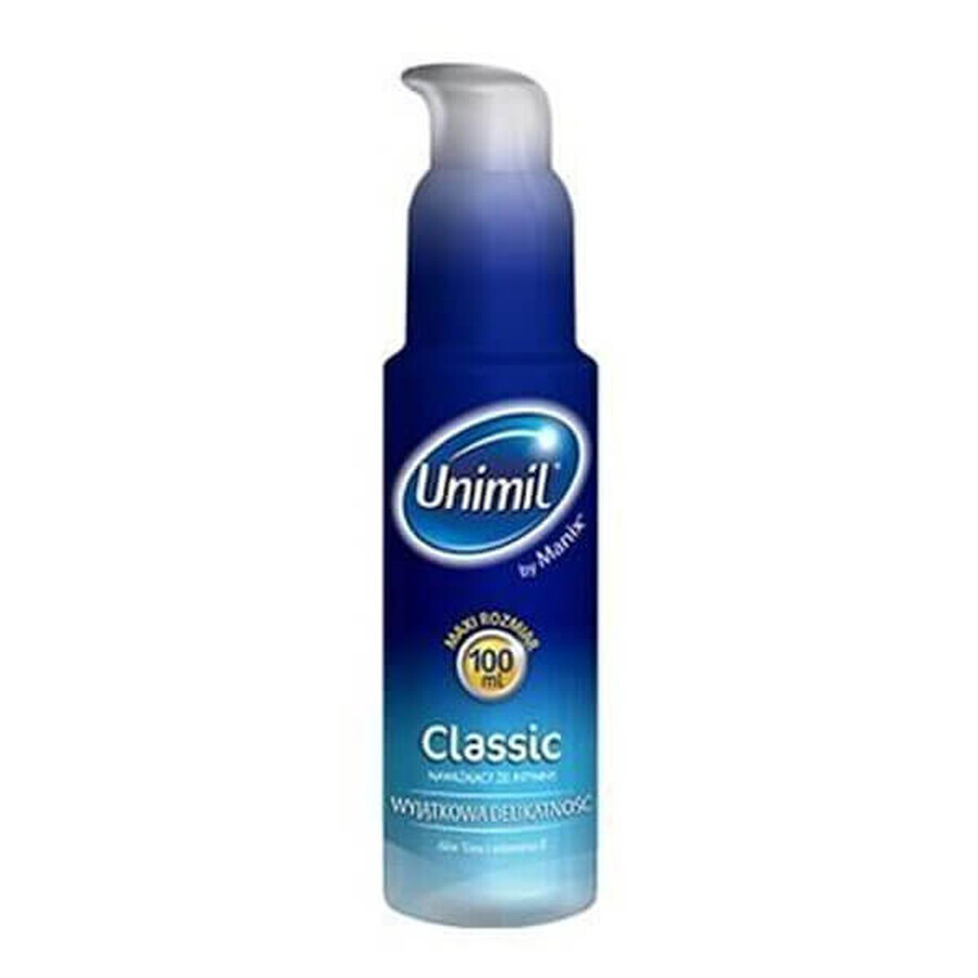 Unimil Classic Extra Gentle, gel intim hidratant cu aloe vera și vitamina E, 100 ml