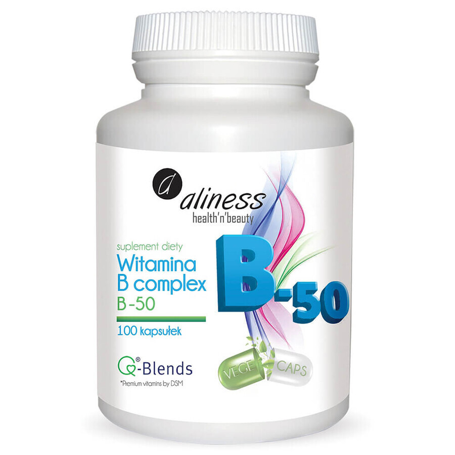 Aliness Complesso di vitamine B B-50, 100 capsule vegetali