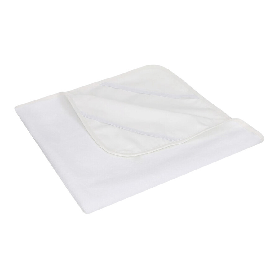 Bocioland, serviette hygiénique avec élastique, imperméable, réutilisable, 60 cm x 120 cm, 1 pièce