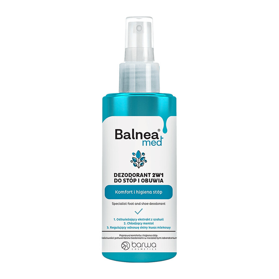 Barwa Balnea, desodorante especialista para pies y calzado, 150 ml