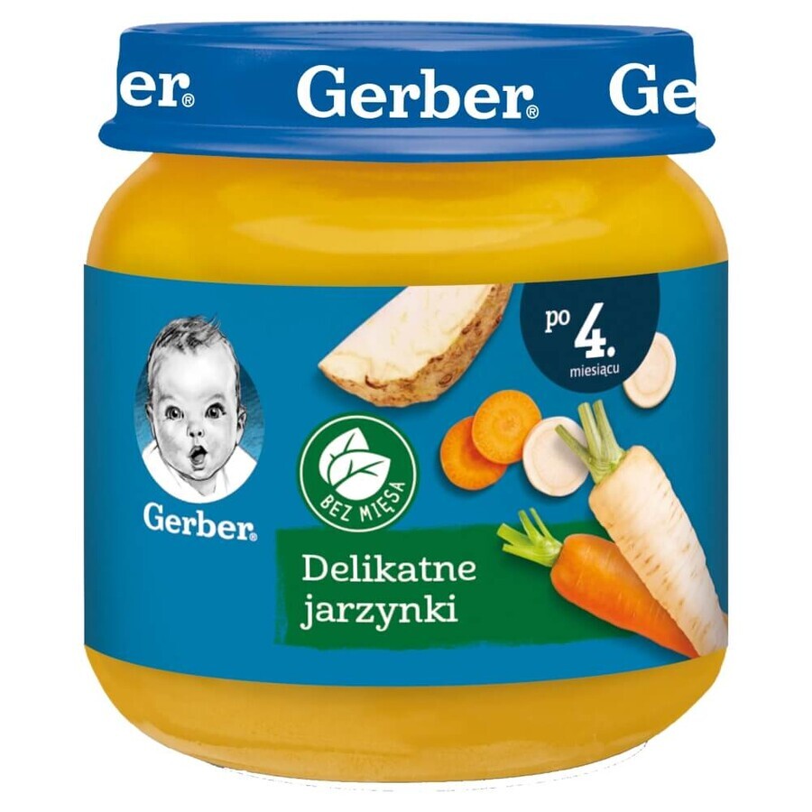 Gerber Lunch, delicate vegetables, after 4 months, 125 g