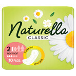 Naturella Classic, Damenbinden mit Flügeln, Kamille Normal, 10 Stück