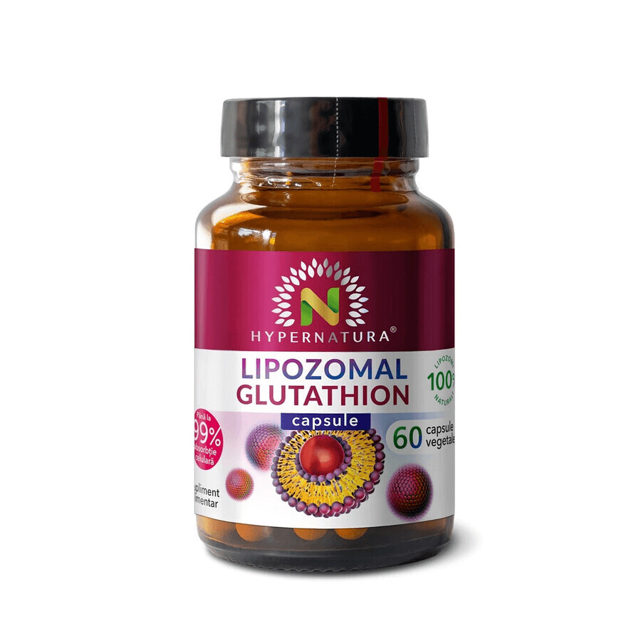 Glutathion lipozomal, 60 gélules végétales, Hypernatura Évaluations