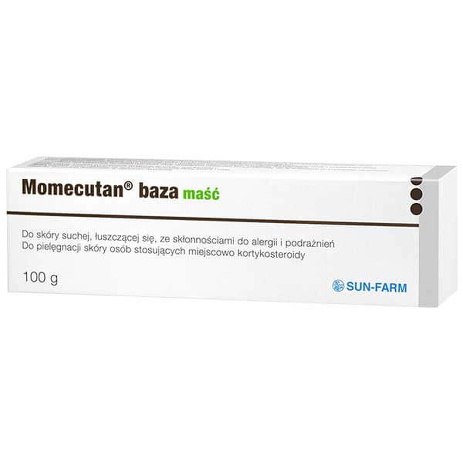 Momecutan base, pommade, peau sèche et squameuse, 100 g