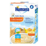 Humana 5 bouillie de céréales avec banane, lait, sans sucre ajouté, après 6 mois, 200 g