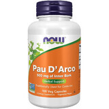 Now Foods Pau D'Arco 500 mg, lapacho, 100 gélules végétales