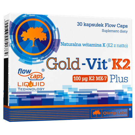 Olimp Gold-Vit K2 Plus, 30 gélules