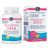 Nordic Naturals Prenatal DHA, Oméga-3 + D3, 90 capsules