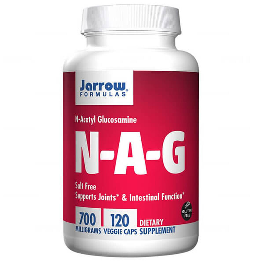 Jarrow Formulas N-A-G, N-acétylglucosamine 700 mg , 120 gélules