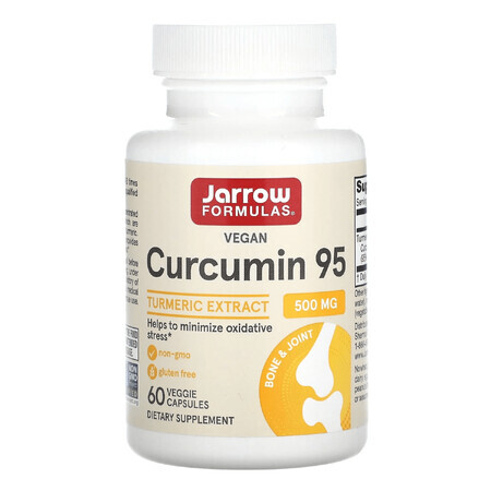 Jarrow Formulas Curcumine 95, 60 gélules végétales