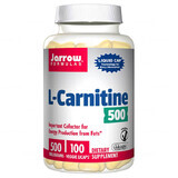 Jarrow Formulas L-Carnitine 500, L-Carnitine, 100 gélules végétales