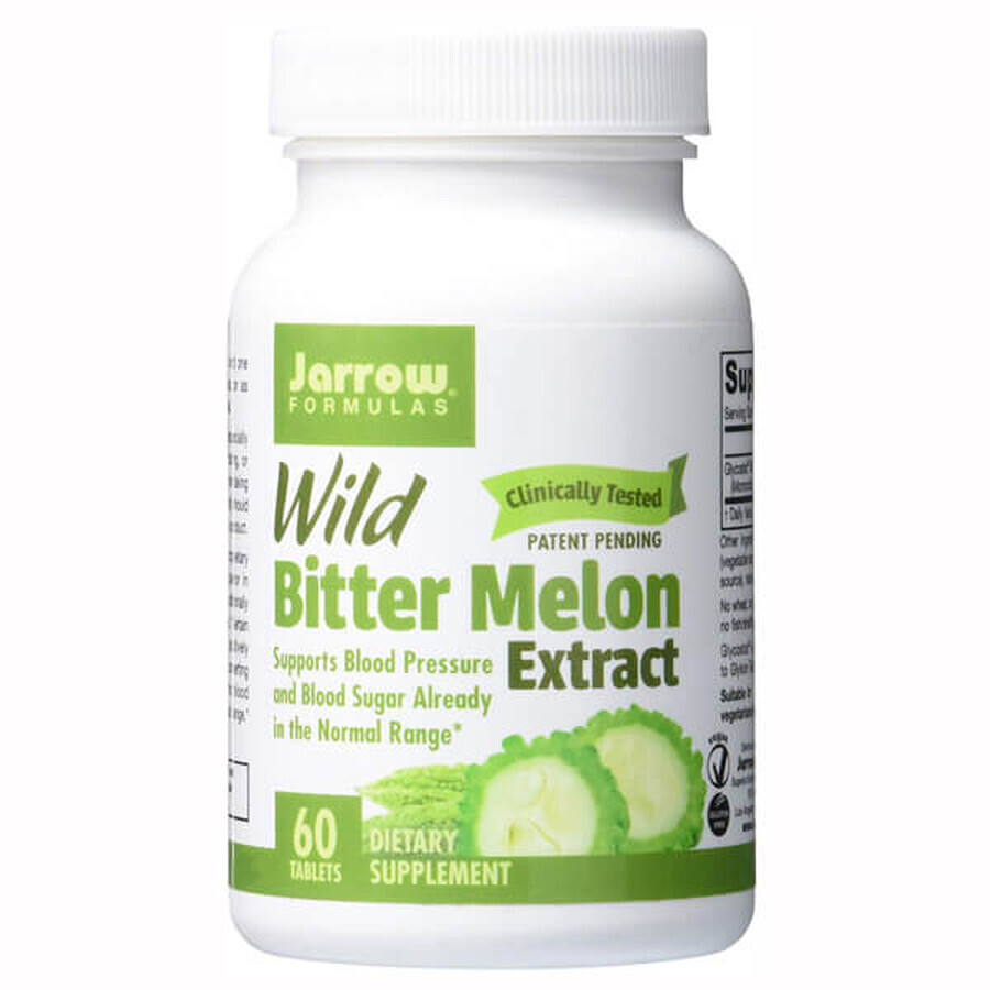 Jarrow Formulas Extracto de melón amargo salvaje, melón amargo, 60 comprimidos