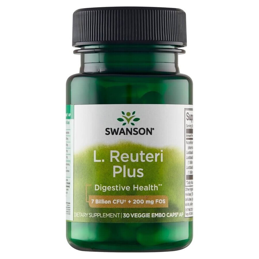 Swanson L. Reuteri Plus, 30 gélules végétales