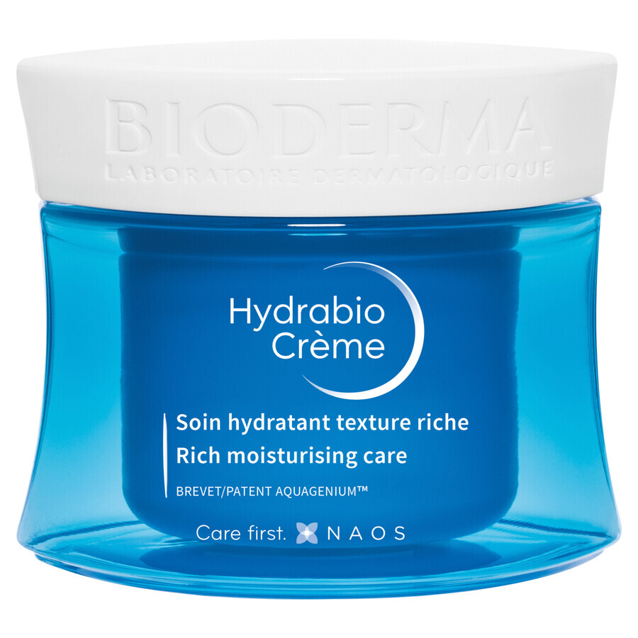 Bioderma Hydrabio Creme, cremă de față hidratantă cu textură bogată, 50 ml