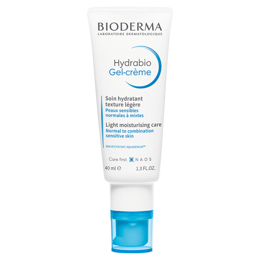 Bioderma Hydrabio Gel-Creme, crème visage lissante à la texture légère, 40 ml