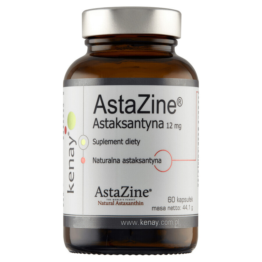 Kenay AstaZine Astaxanthine 12 mg, 60 gélules