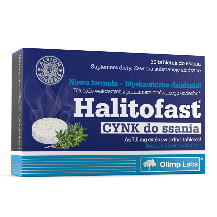 Olimp Halitofast, 30 pastilles