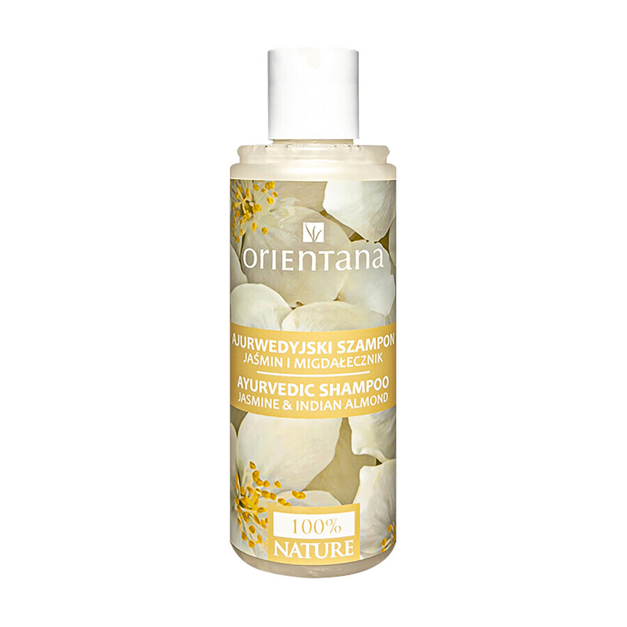 Orientana, shampooing ayurvédique, jasmin et amande, 210 ml