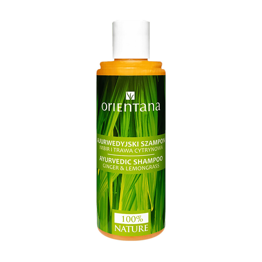 Orientana, shampooing ayurvédique, gingembre et citronnelle, 210 ml