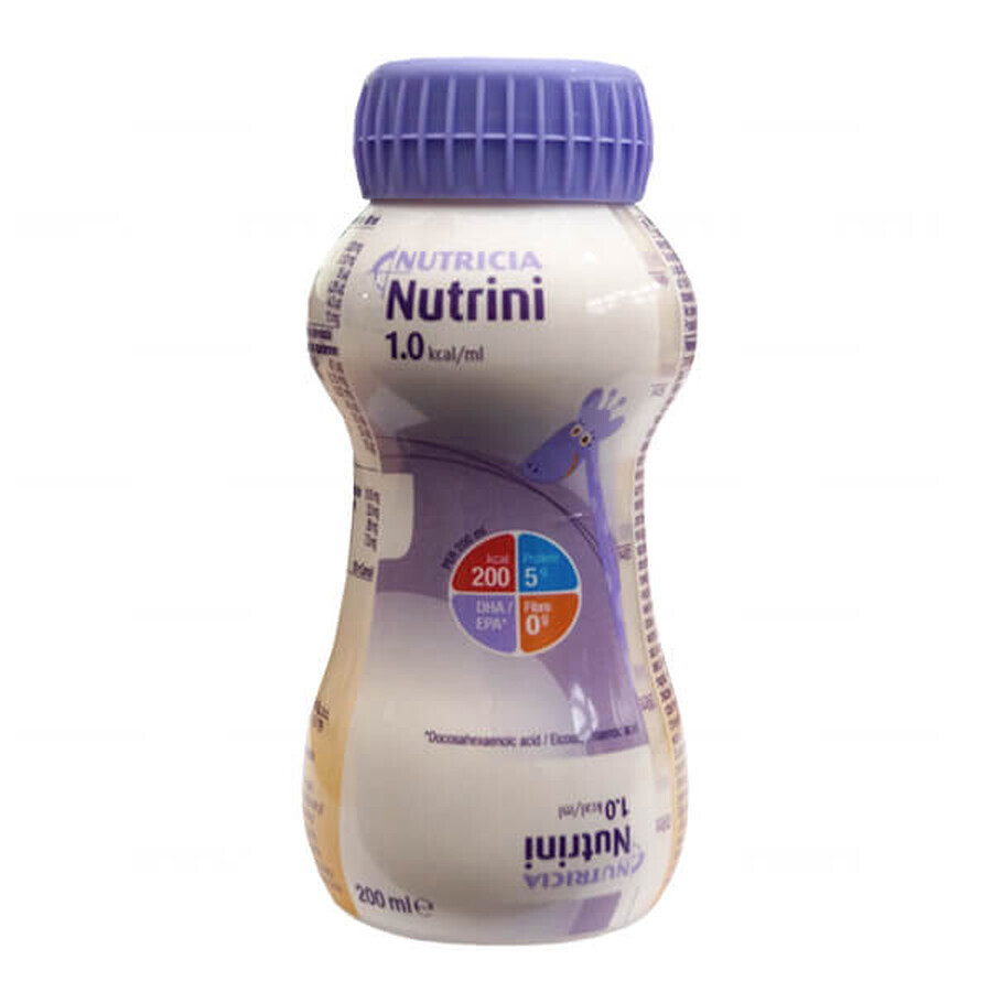 Nutrini, préparation nutritionnelle pour enfants, 1-6 ans, 200 ml