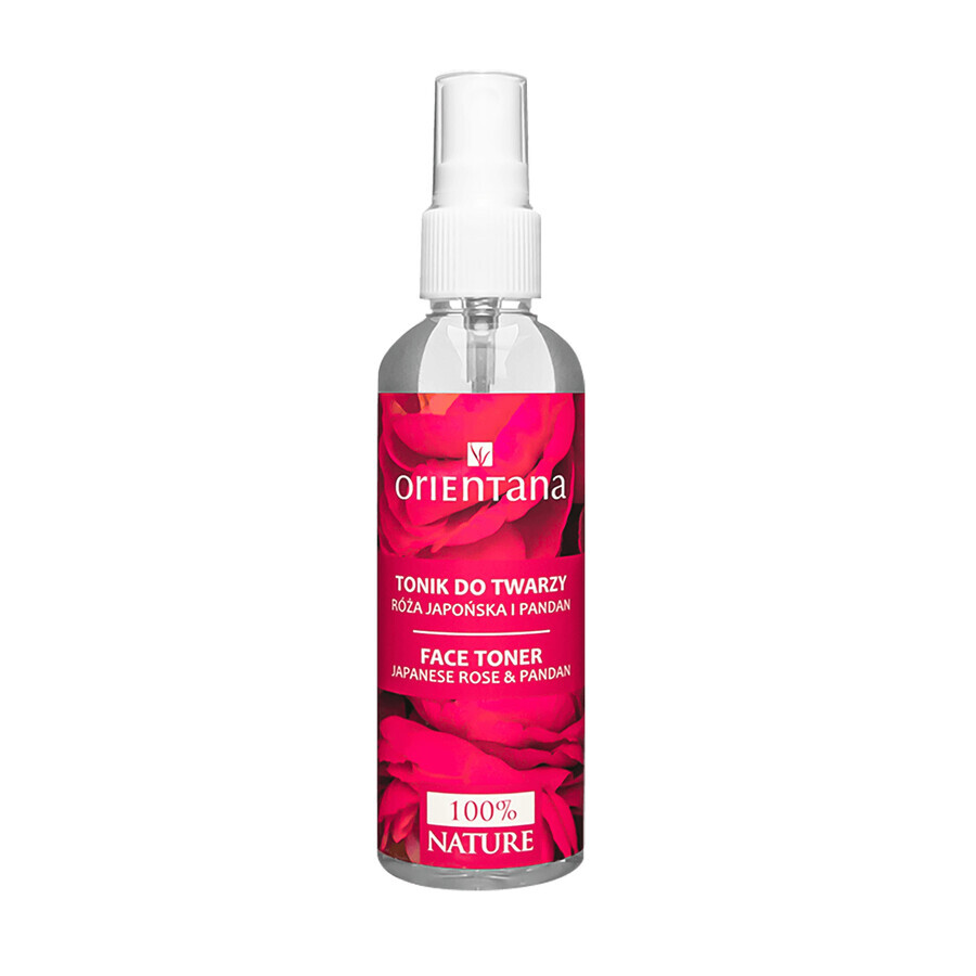 Orientana, tonique pour le visage, rose japonaise et pandan, 100 ml