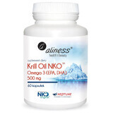 Aliness Krill Oil NKO Omega-3 500 mg, 60 gélules