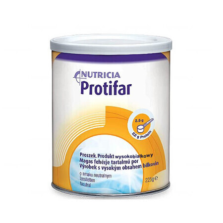 Protifar, produit hyperprotéiné, goût neutre, 225 g