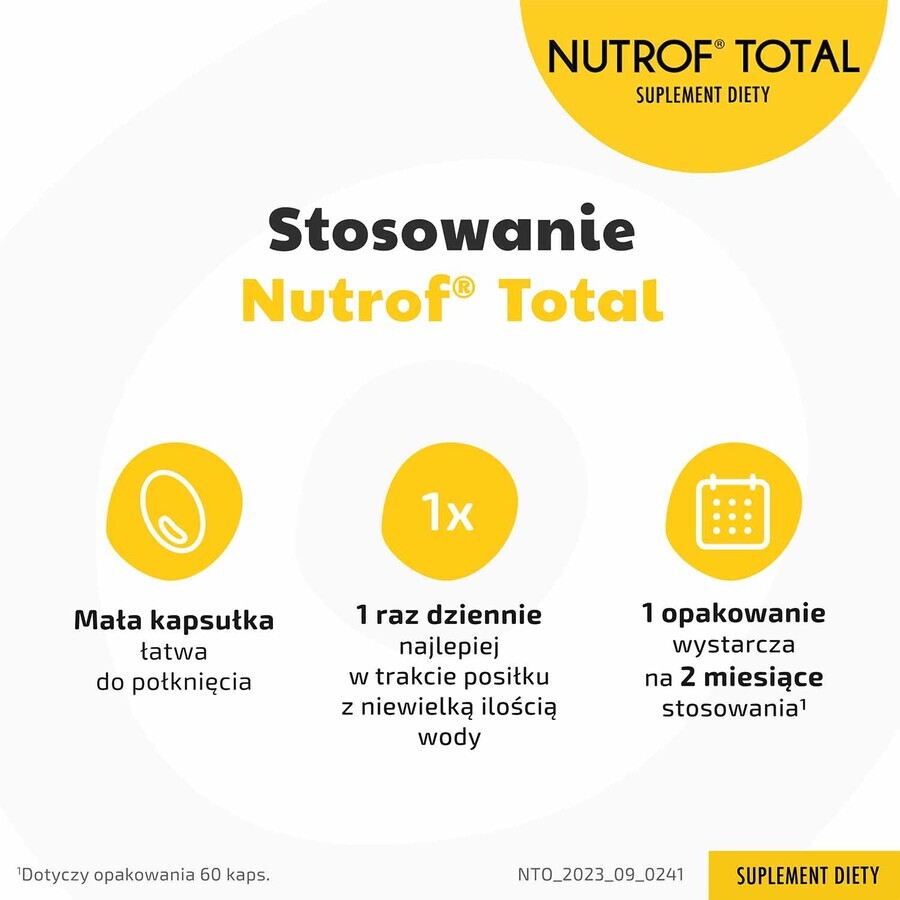 Nutrof Total, 60 gélules