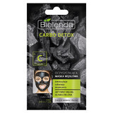 Bielenda Carbo Detox, masque purifiant au charbon de bois, peaux mixtes et grasses, 8 g