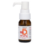 ApoD3 Drops, vitamine D3 400 UI pour les nourrissons et les enfants à partir du 1er jour, 10 ml