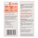 ApoD3 Drops, vitamine D3 400 UI pour les nourrissons et les enfants à partir du 1er jour, 10 ml