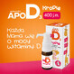 ApoD3 Drops, vitamine D3 400 UI pour les nourrissons et les enfants &#224; partir du 1er jour, 10 ml