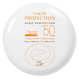 Avene Sun, nisip mineral protector compact, piele hipersensibilă, SPF 50, 10 g