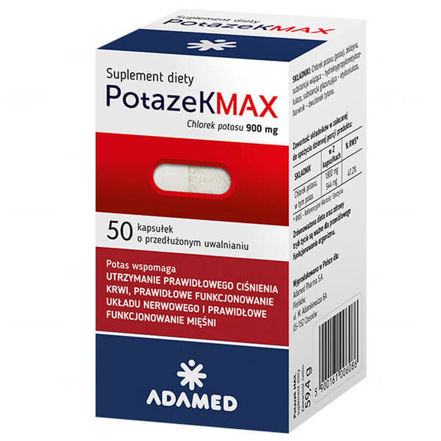 Potazek MAX, 50 gélules