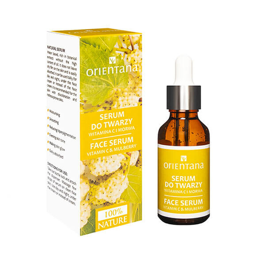 Orientana, bio gezichtsserum, vitamine C &amp; moerbei, 30 ml