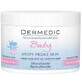 Dermedic Linum Emolient Baby, beurre gras intensif pour le visage et le corps d&#232;s le premier jour de vie, peaux s&#232;ches, tr&#232;s s&#232;ches et atopiques, 225 g