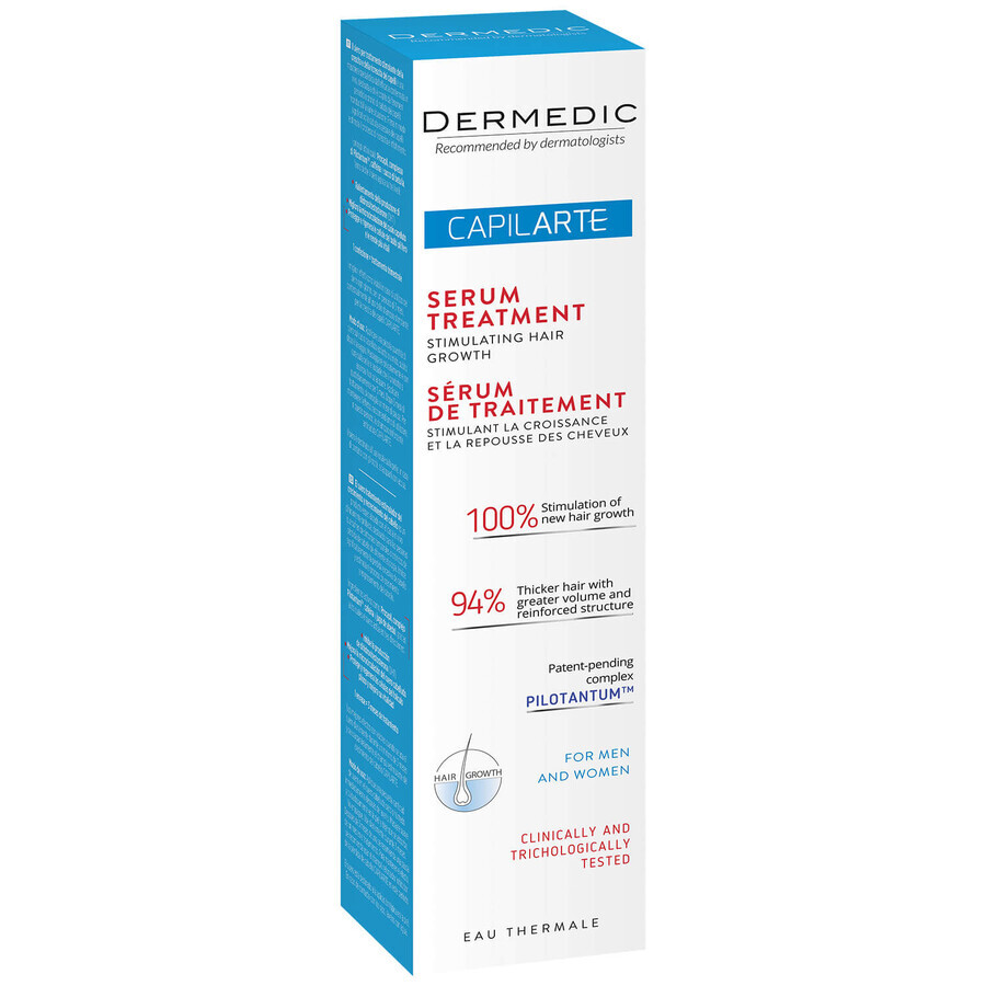 Dermedic Capilarte, sérum stimulant la croissance des cheveux, pour hommes et femmes, 150 ml