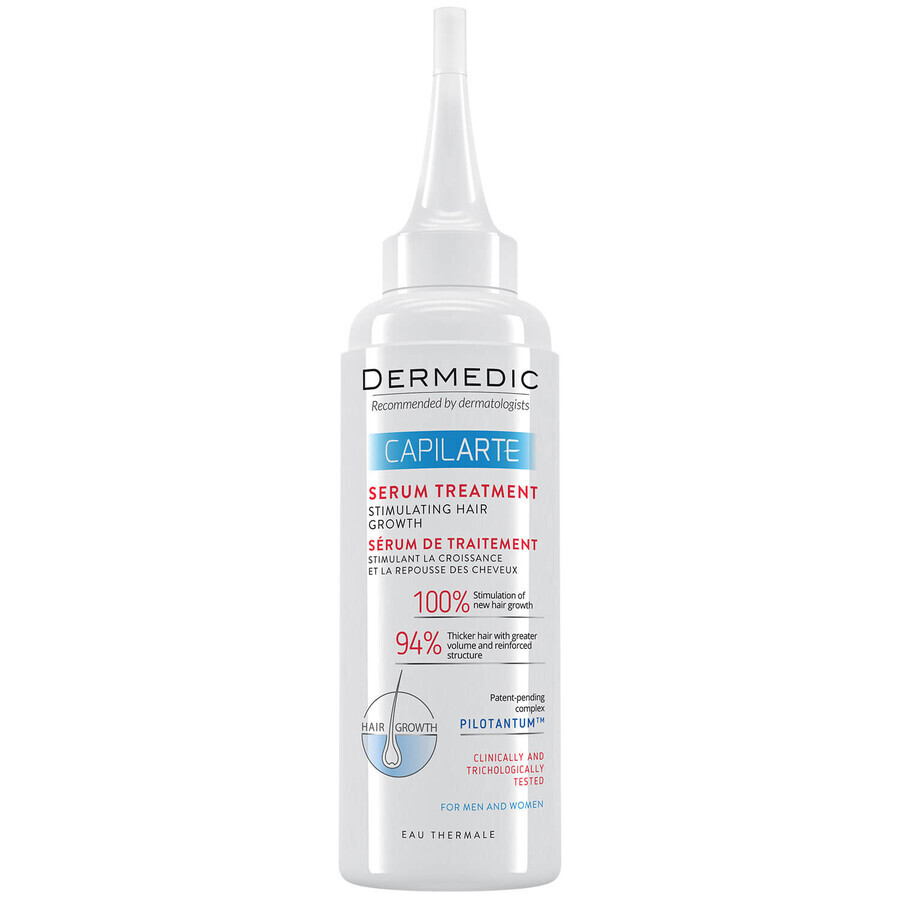 Dermedic Capilarte, sérum stimulant la croissance des cheveux, pour hommes et femmes, 150 ml