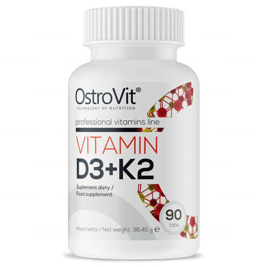 OstroVit Vitamin D3 + K2, 90 Tabletten