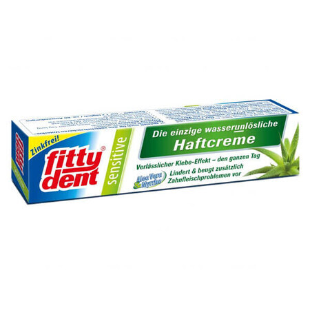 Fittydent Adhésif pour prothèses dentaires sensible et résistant à l'eau, 40 g