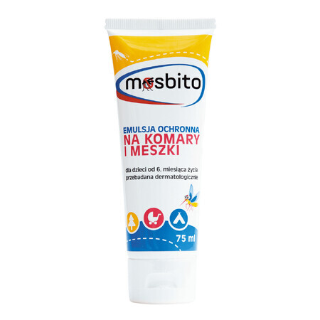 Mosbito Baby, émulsion anti-moustiques et anti-moustiques pour les enfants à partir de 6 mois, 75 ml