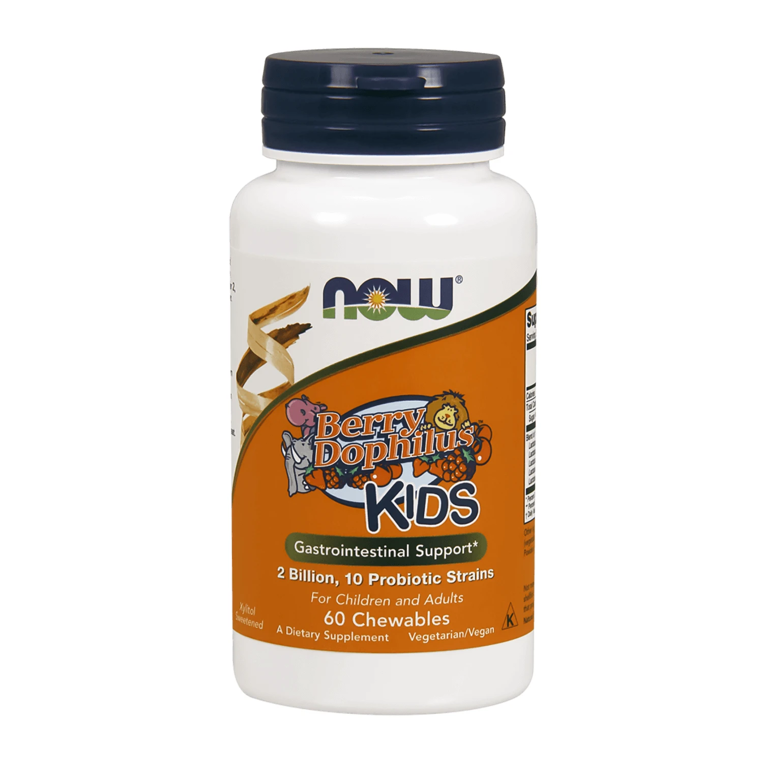 Now, Now Foods Berrydophilus Kids - 60 Comprimés À Mâcher - Image 3