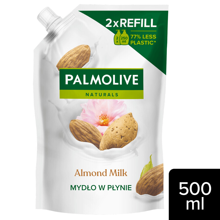 Palmolive, savon liquide, lait d'amande, bouillon, 500 ml