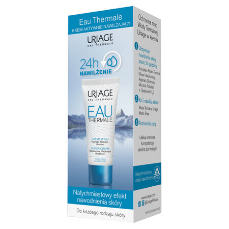 Uriage Eau Thermale, light and active moisturizing cream, normal and combination skin, 40 ml