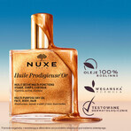 Nuxe Huile Prodigieuse Or, huile sèche aux particules dorées pour le corps, le visage et les cheveux, 50 ml