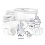 Tommee Tippee, pompă de sân manuală și sterilizator pentru microunde