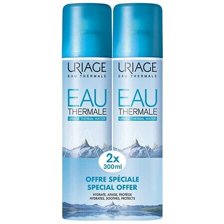 Uriage Eau Thermale, eau thermale, 2 x 300 ml