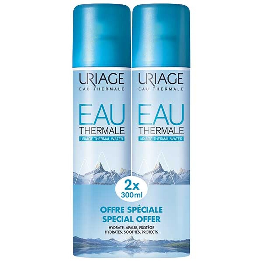 Uriage Eau Thermale, eau thermale, 2 x 300 ml